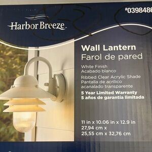 White Wall Lantern